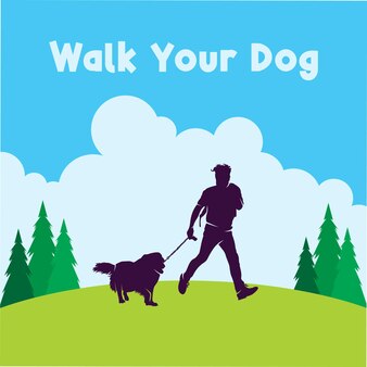 あなた​の​犬​の​背景​を​歩く