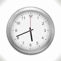 Free vector wall clock isolated