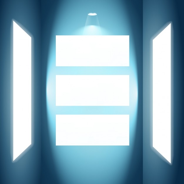 Free Vector wall with white frames