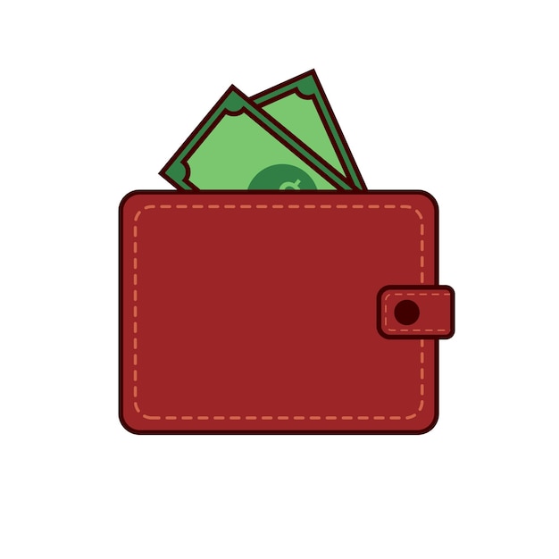 財布のお金の要素の図