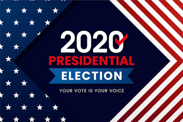 Free vector wallpaper of 2020 us presidential election