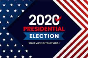 Free vector wallpaper of 2020 us presidential election