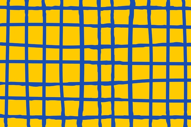 노란색 바탕에 파란색 격자 벡터의 바탕 화면