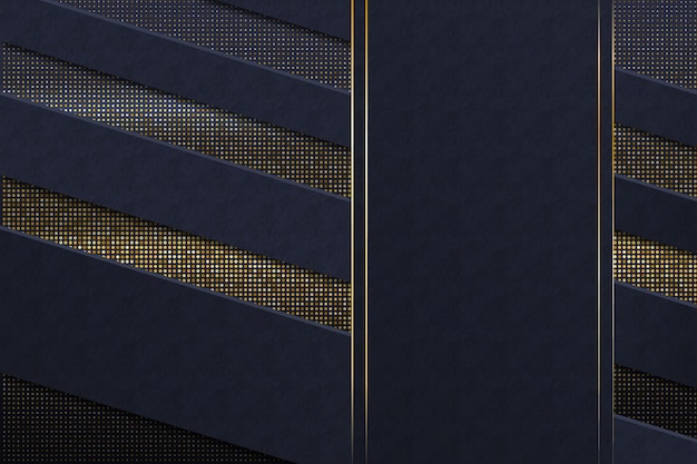 Wallpaper theme with golden details