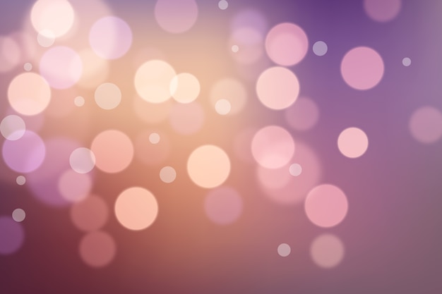 Free vector wallpaper with bokeh effect design