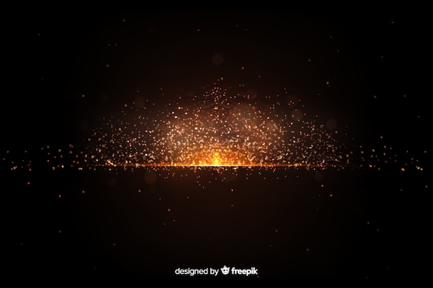 Wallpaper with explosion particle design