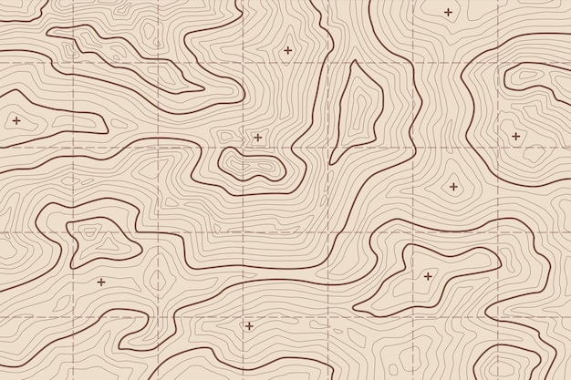 Wallpaper with topographic map concept