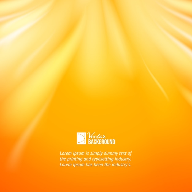 Free vector warm sun light.