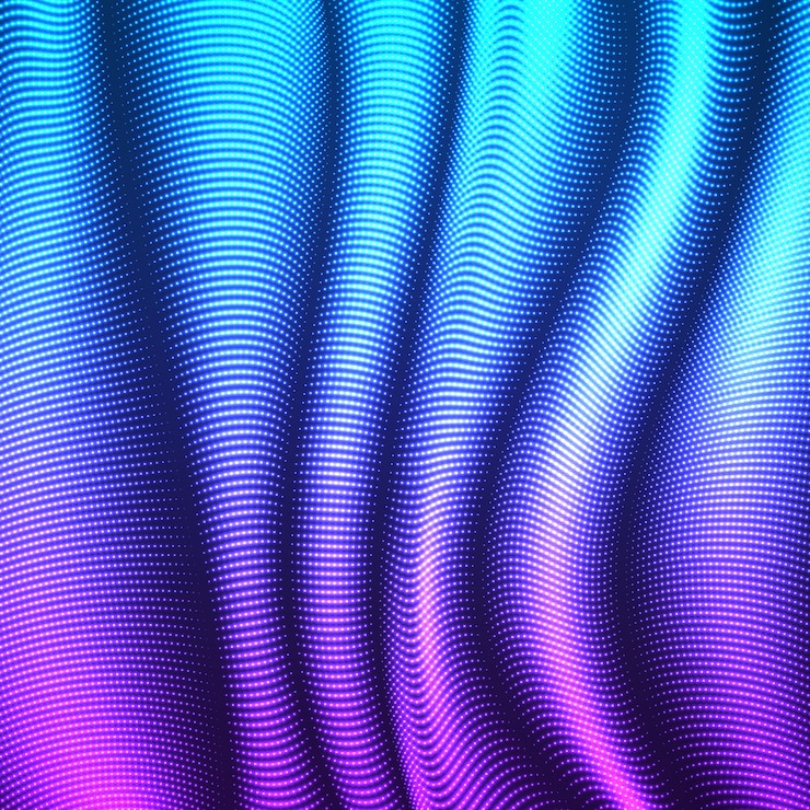 Free Vector warped dotted lines background