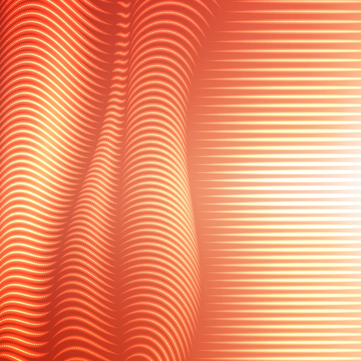 Free Vector warped dotted lines background