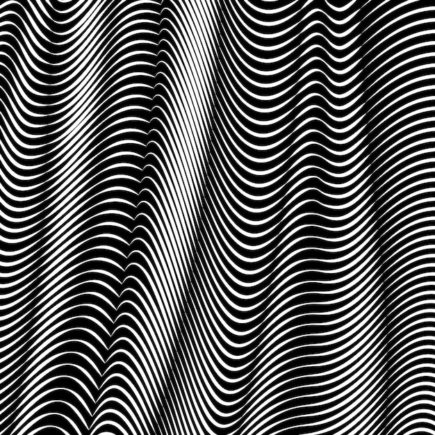 Warped lines background