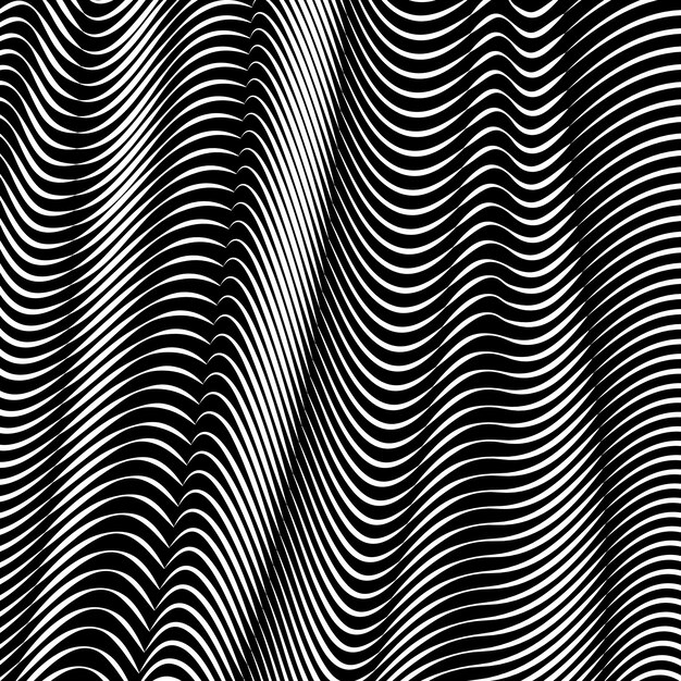 warped lines background