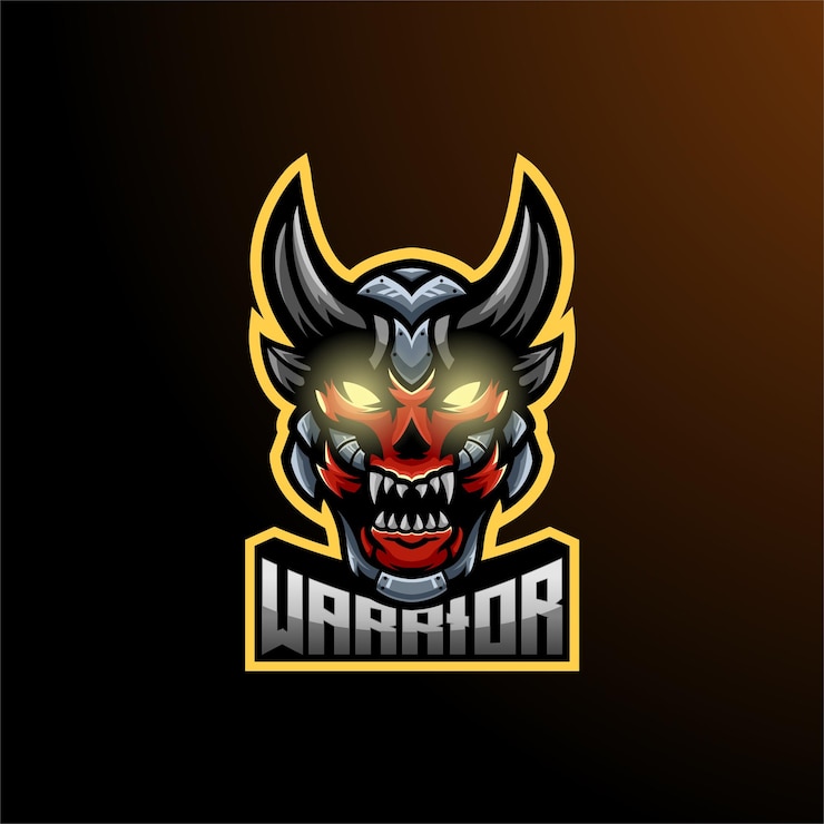Free Vector warrioresport mascot design logo
