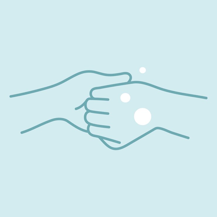 Free Vector wash your hands frequently to anti coronavirus vector