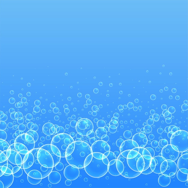 Water bubble or soap foam background