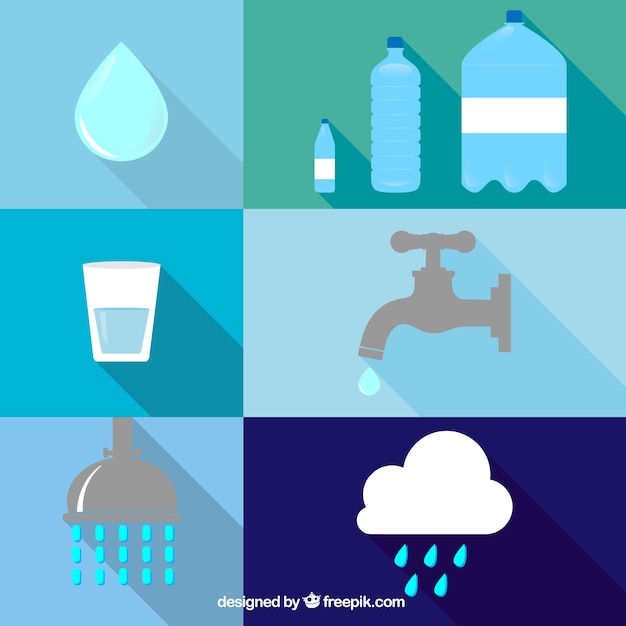 Water icons