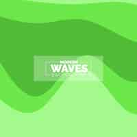 Free vector water wave vector abstract background flat design style vector illustration