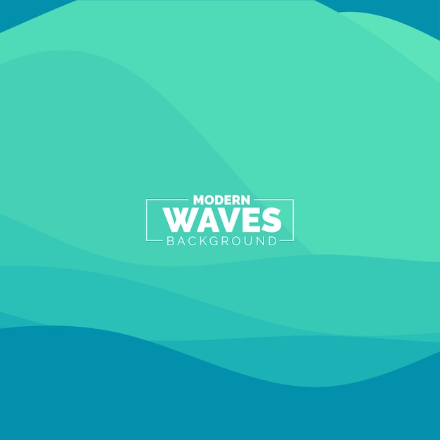 Free vector water wave vector abstract background flat design style vector illustration