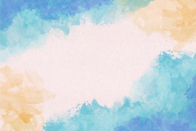 Watercolor abstract background with painted stains