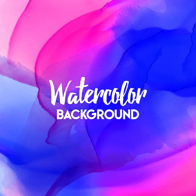 Free vector watercolor abstract background
