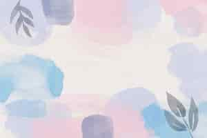 Free vector watercolor abstract background