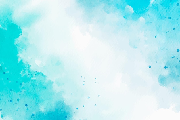 Watercolor abstract blue background