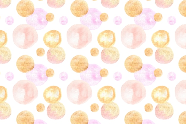 Premium Vector Colorful Circle Watercolor Background