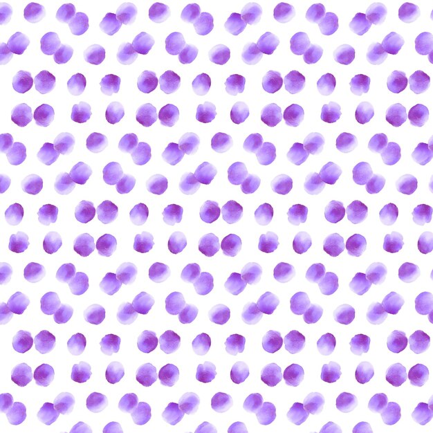 Watercolor abstract dotty seamless pattern