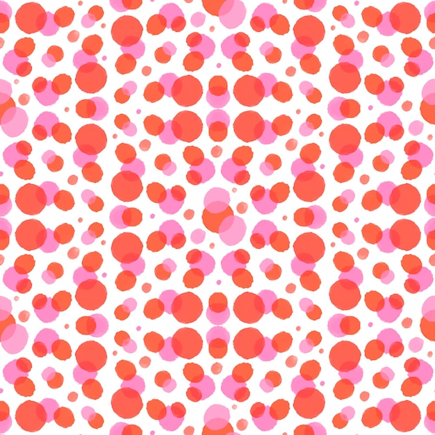 Free vector watercolor abstract dotty seamless pattern