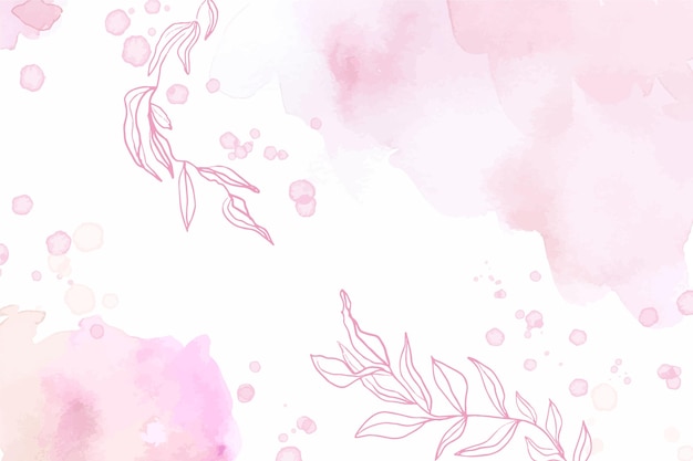 Watercolor abstract pink background
