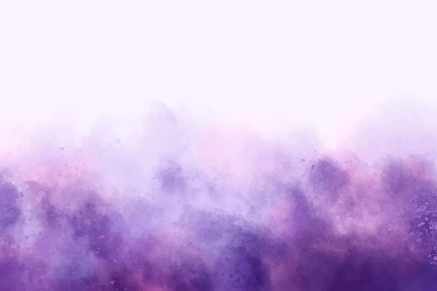 Акварель абстрактный фиолетовый фон