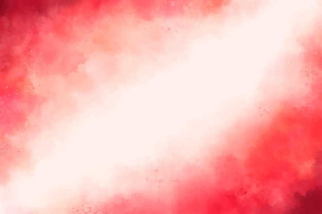 Free Vector, Red and white watercolor background design