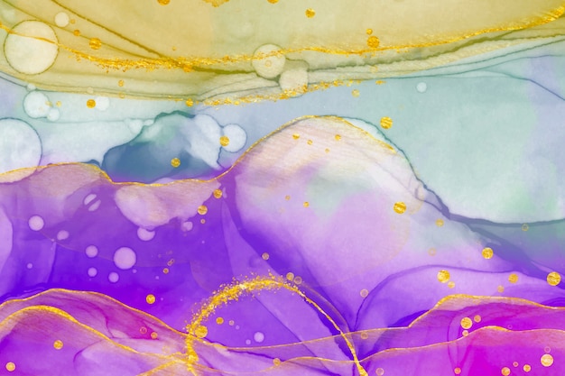 Watercolor alcohol ink background