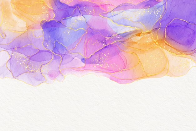 Watercolor alcohol ink background