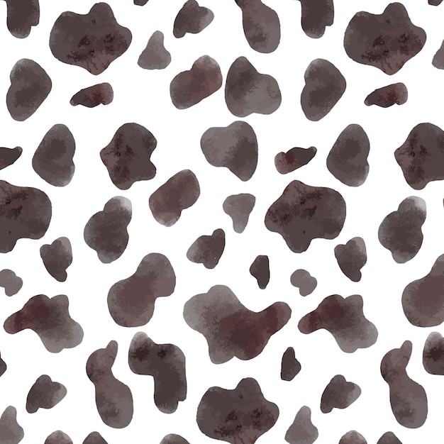 Watercolor animal print pattern