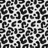 Free vector watercolor animal print pattern