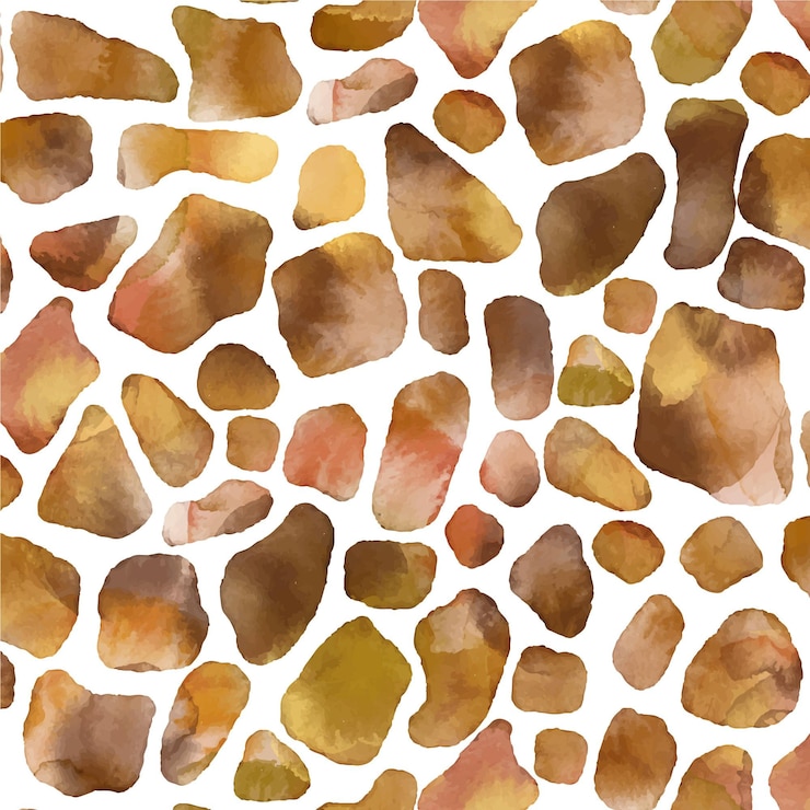 Free Vector watercolor animal print pattern