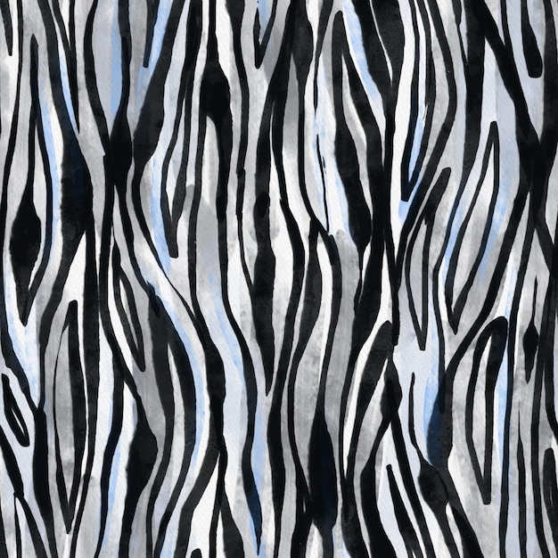 Watercolor animal print pattern