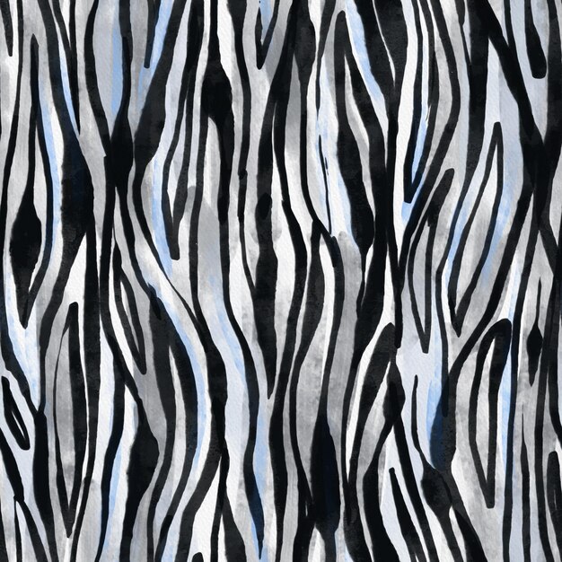 Free Vector watercolor animal print pattern