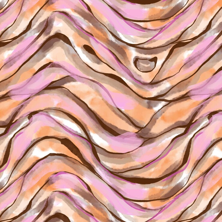 Free Vector watercolor animal print pattern