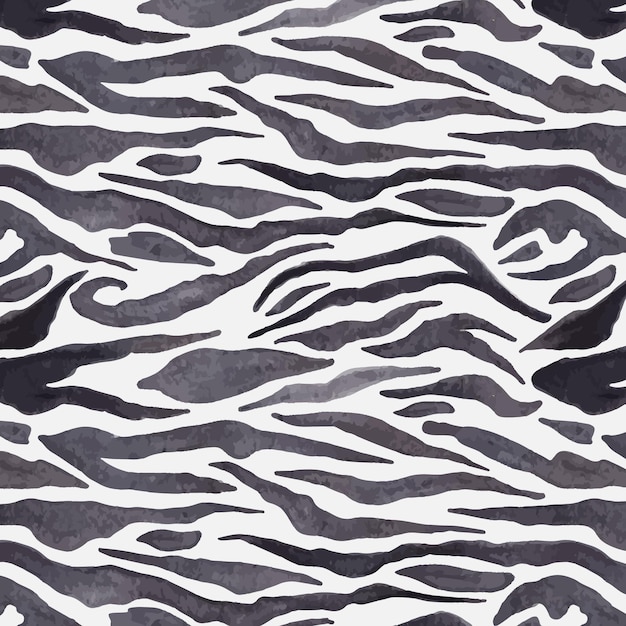 Free Vector watercolor animal print pattern