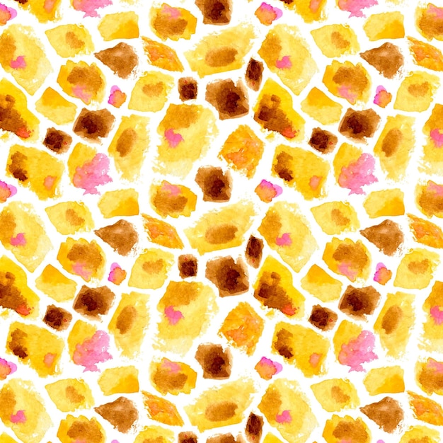 Watercolor animal print pattern