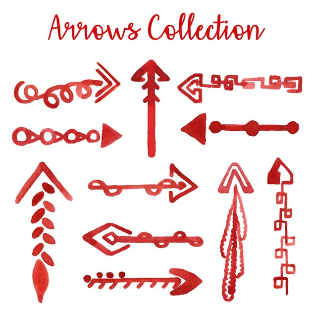 Watercolor Arrows Collection