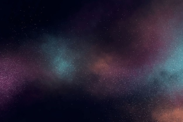 Watercolor artistic galaxy background