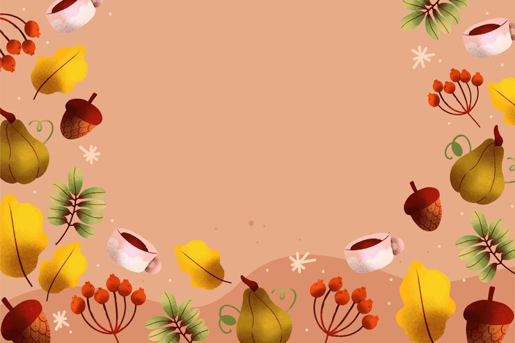 Free Vector watercolor autumn background