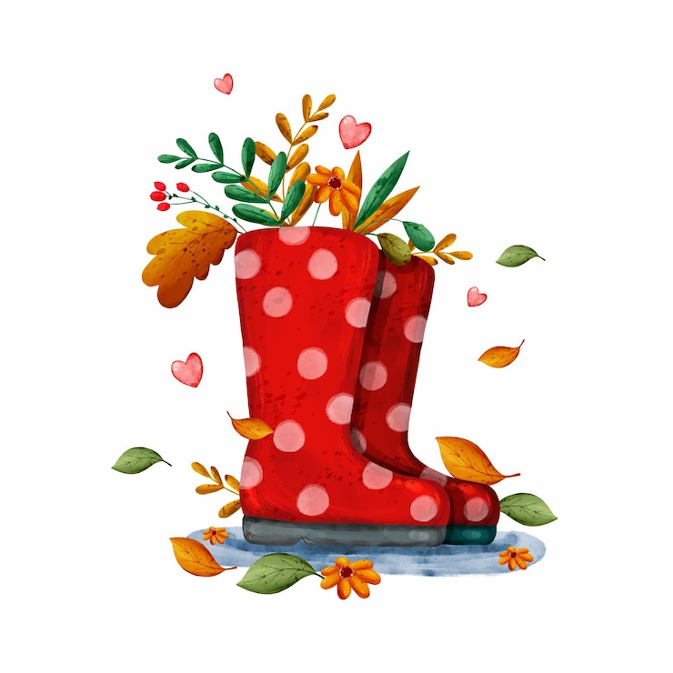 免費 Vector 秋季的水彩画