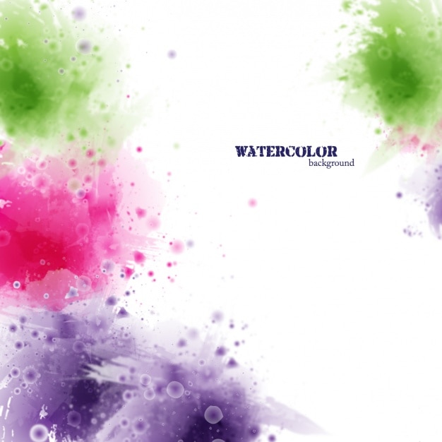 Free vector watercolor background design