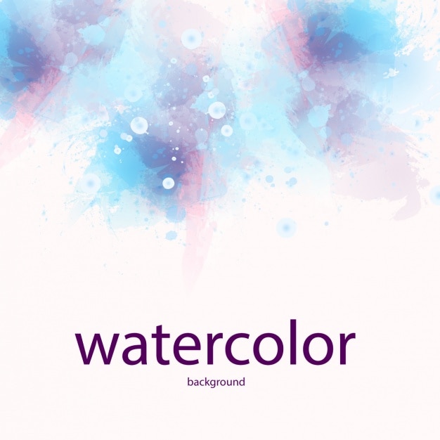 Free vector watercolor background design