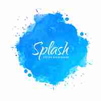 Free vector watercolor background hand paint splash