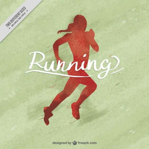 Running woman silhouette Stock Vector by ©predragilievsi 84010150